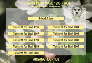 Tidsskrift for Biavl årgang 1996-2004 på cd