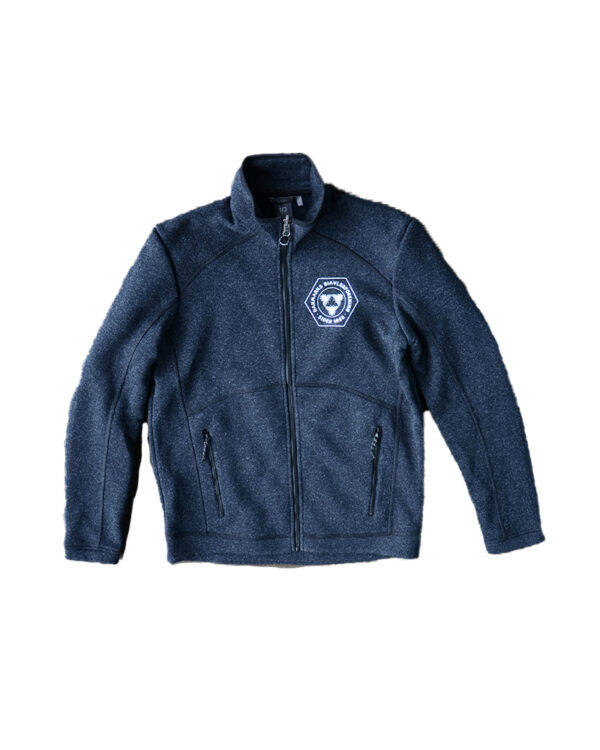 Herre Fleece Cardigan med logo - Image 2